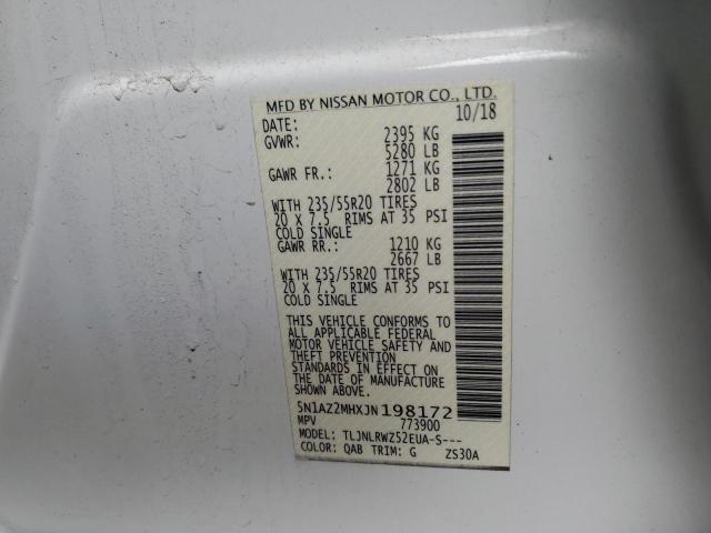 2018 NISSAN MURANO S - 5N1AZ2MHXJN198172