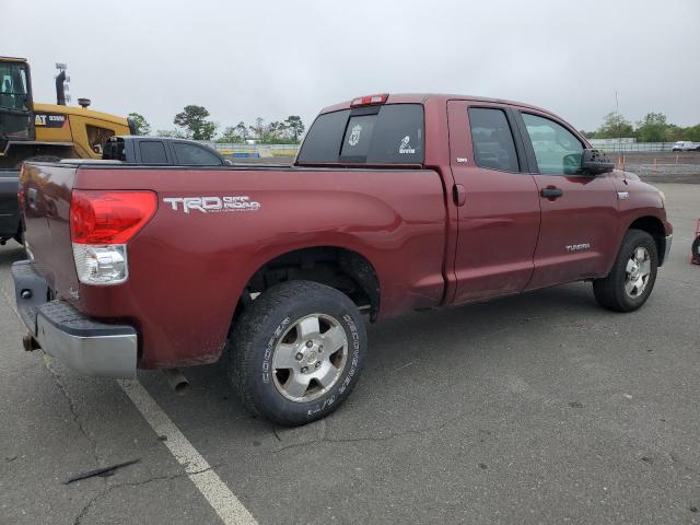 TOYOTA TUNDRA DOU 2007 burgundy crew pic gas 5TFBV54137X002708 photo #4