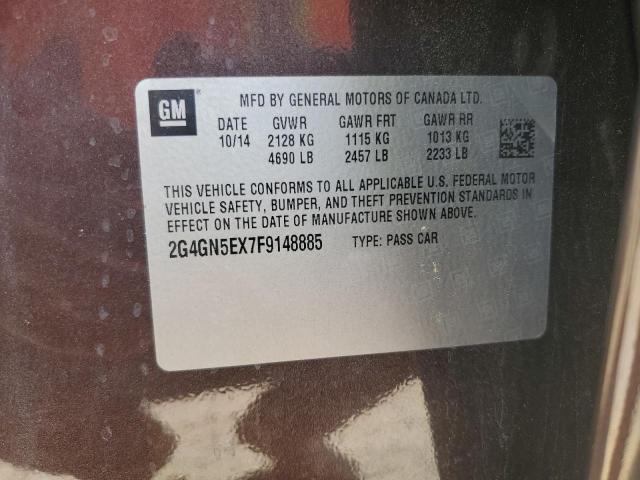 2015 BUICK REGAL PREM 2G4GN5EX7F9148885