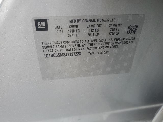 2018 CHEVROLET CRUZE LS - 1G1BC5SM8J7127223