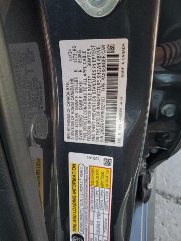 2024 HONDA CIVIC TOUR - 2HGFE1F97RH327187
