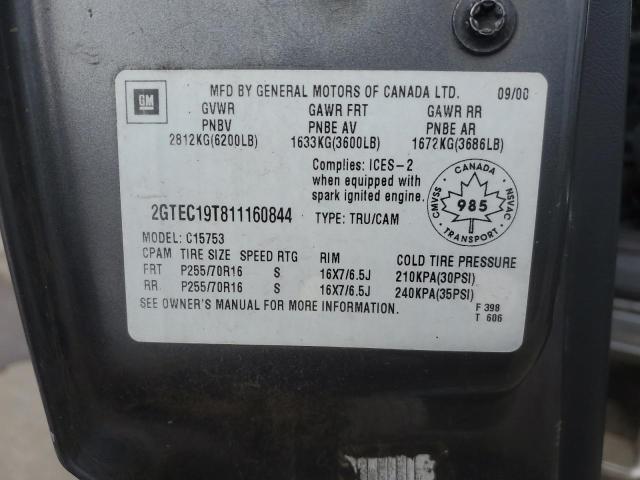 2001 GMC NEW SIERRA #3268311027