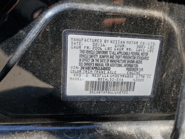 2016 NISSAN SENTRA S - 3N1AB7AP8GL648933