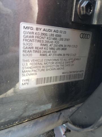 2023 AUDI Q7 PREMIUM - WA1LCBF79PD014979