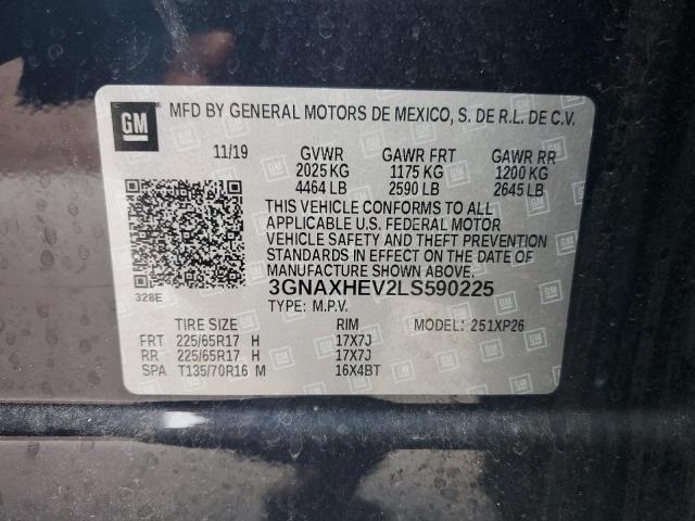 2020 CHEVROLET EQUINOX LS 3GNAXHEV2LS590225