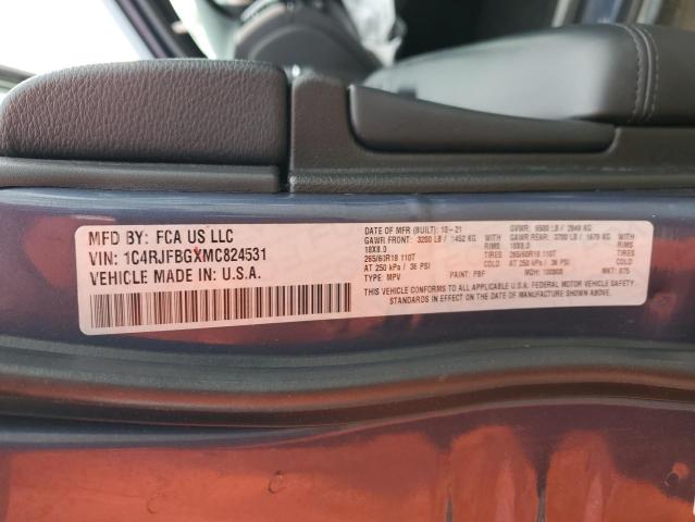 2021 JEEP GRAND CHER - 1C4RJFBGXMC824531