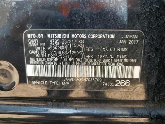 2017 MITSUBISHI OUTLANDER - JA4AD3A34HZ035709