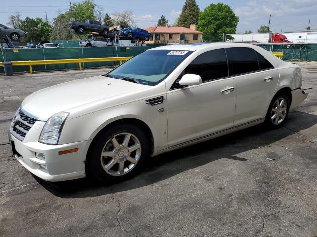 CADILLAC STS 2009 white sedan 4d gas 1G6DZ67A790172566 photo #1
