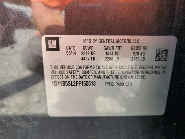 2015 CHEVROLET MALIBU LS 1G11B5SL2FF155618