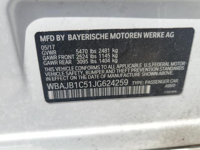 2018 BMW 530XE WBAJB1C51JG624259