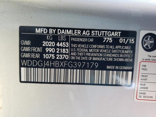 2015 MERCEDES-BENZ C 250 - WDDGJ4HBXFG397179