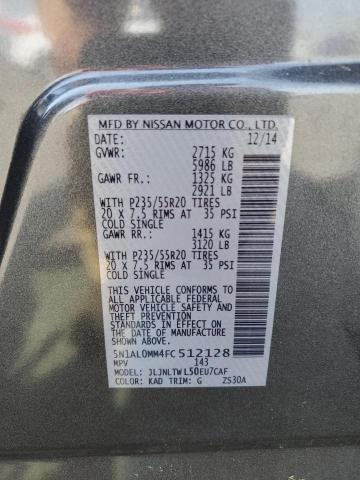 2015 INFINITI QX60 - 5N1AL0MM4FC512128
