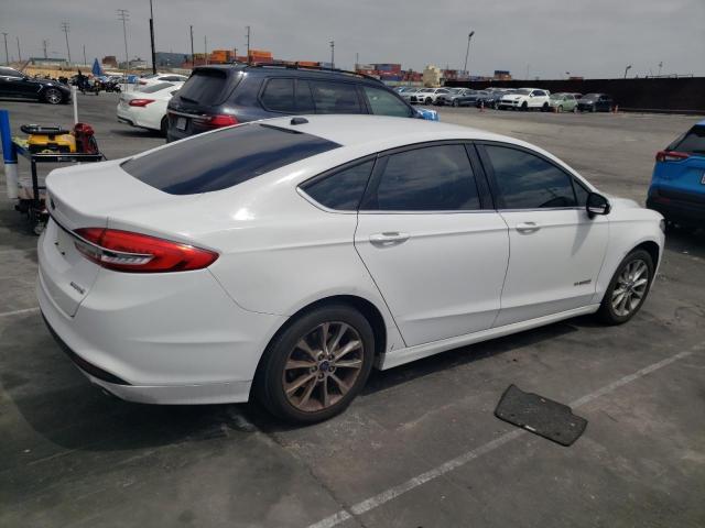 FORD FUSION SE 2017 white  hybrid engine 3FA6P0LU4HR224877 photo #4