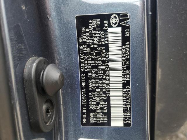 2016 TOYOTA COROLLA L - 2T1BURHE6GC731842