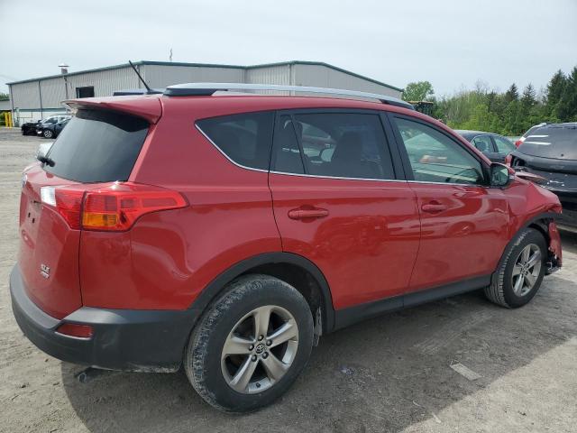 TOYOTA RAV4 XLE 2015 red  gas JTMRFREV9FD142444 photo #4
