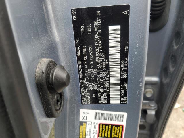 2020 TOYOTA HIGHLANDER - 5TDFZRBH9LS050744