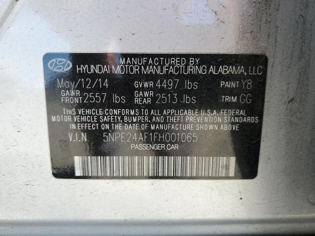 2015 HYUNDAI SONATA SE - 5NPE24AF1FH001065
