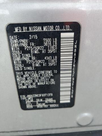 2015 INFINITI QX80 - JN8AZ2NC3F9371378