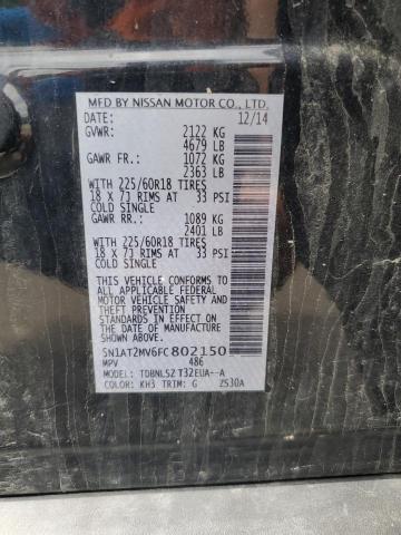 2015 NISSAN ROGUE S - 5N1AT2MV6FC802150