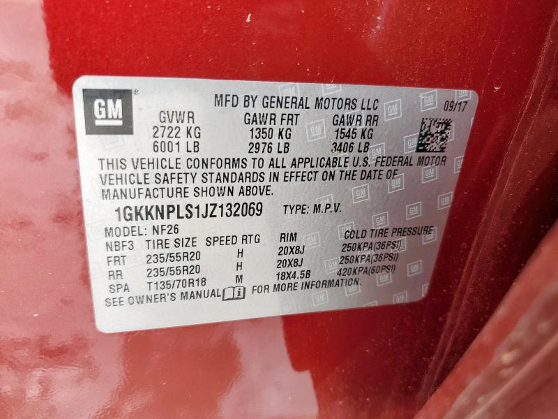 2018 GMC ACADIA DEN - 1GKKNPLS1JZ132069