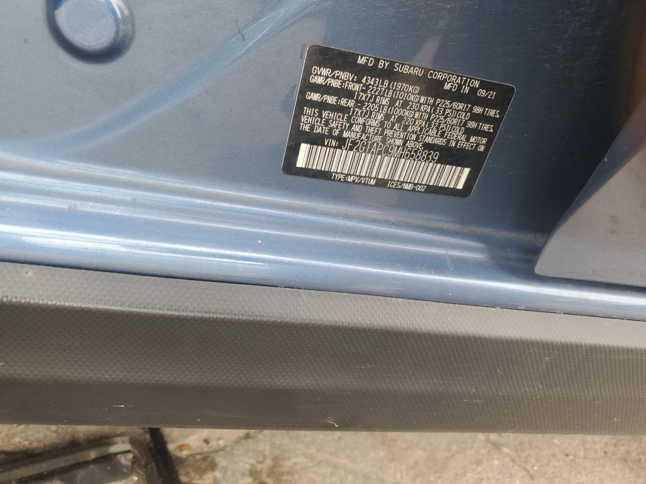 SUBARU CROSSTREK PREMIUM