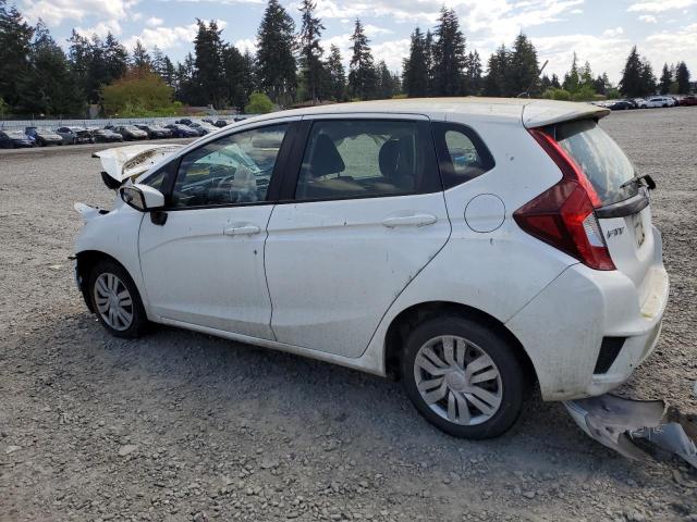 HONDA FIT LX 2016 white  gas JHMGK5H5XGX027499 photo #3