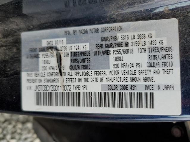 2016 MAZDA CX-9 TOURI JM3TCBCY3G0113072