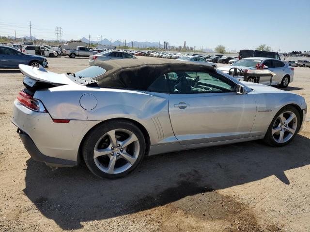 CHEVROLET CAMARO LT 2015 silver  gas 2G1FD3D36F9287453 photo #4