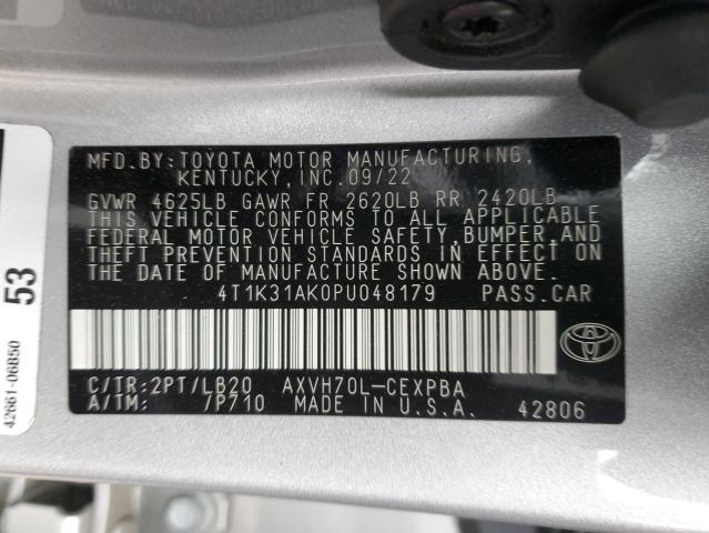 2023 TOYOTA CAMRY XSE - 4T1K31AK0PU048179