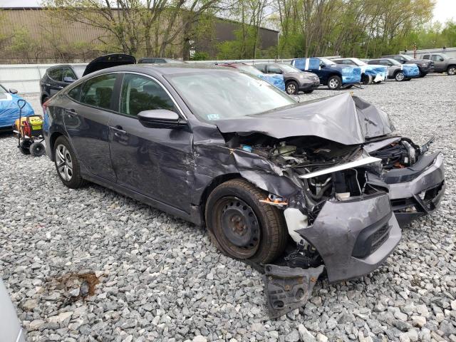 Vin: 19xfc2f54he204383, lot: 55334715, honda civic lx 20174