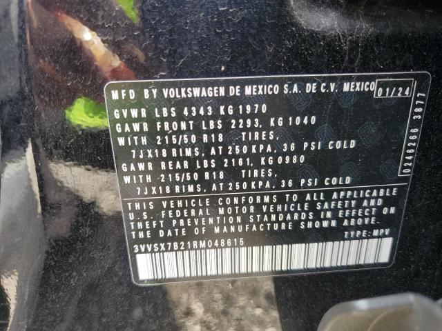 2024 VOLKSWAGEN TAOS SE - 3VVSX7B21RM048615