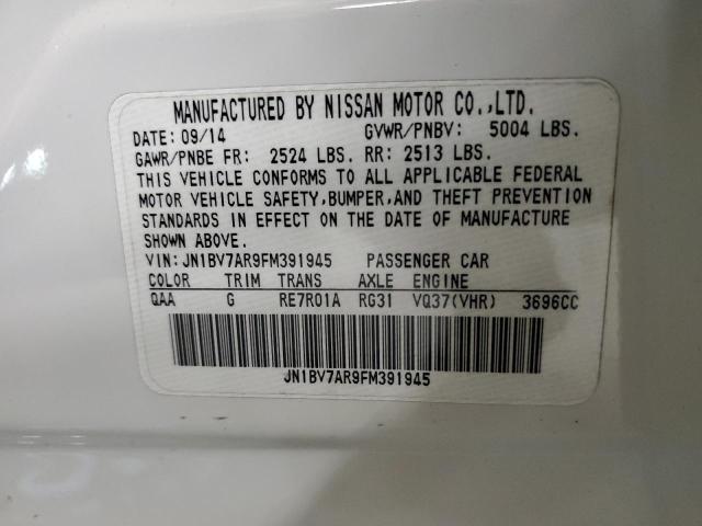 2015 INFINITI Q50 BASE JN1BV7AR9FM391945