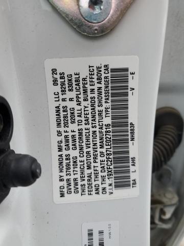 2020 HONDA CIVIC SPOR 19XFC2F87LE027816