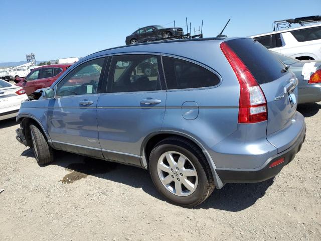 HONDA CR-V EXL 2007 blue  gas JHLRE387X7C071732 photo #3