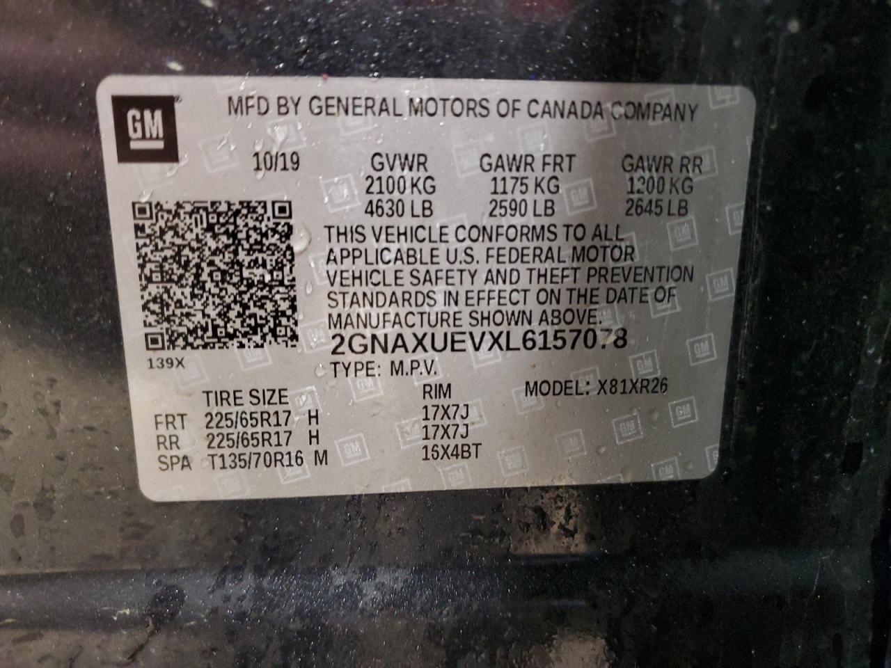 CHEVROLET EQUINOX LT