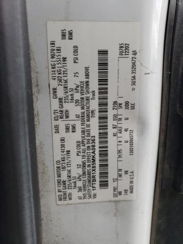 2021 FORD TRANSIT T- 1FTBR1X85MKA08363