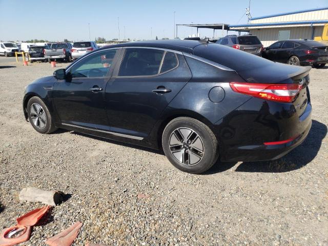 KIA OPTIMA HYB 2012 black  hybrid engine KNAGM4AD0C5020149 photo #3