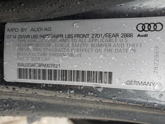 2019 AUDI A7 PRESTIG WAU2GAFC4FN007621