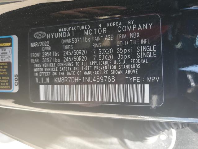 2022 HYUNDAI PALISADE C - KM8R7DHE1NU459768