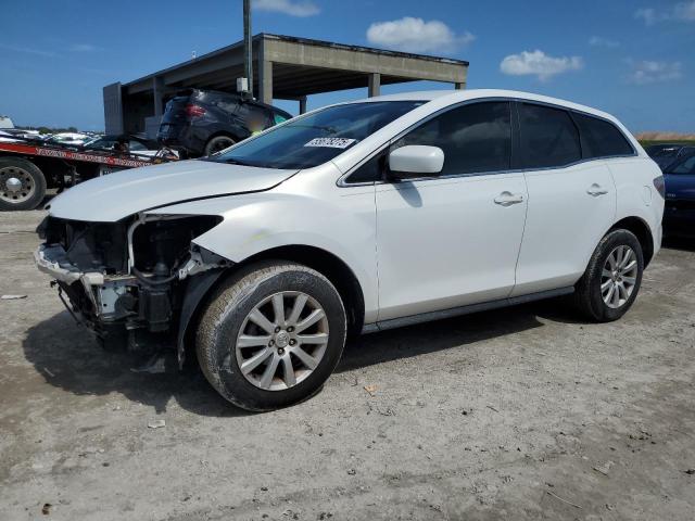 MAZDA CX-7 2011 white  gas JM3ER2A5XB0385448 photo #1