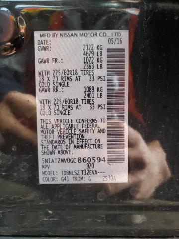 2016 NISSAN ROGUE S - 5N1AT2MV0GC860594