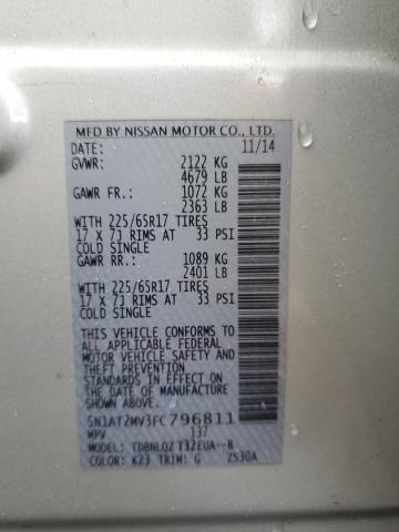 2015 NISSAN ROGUE S - 5N1AT2MV3FC796811