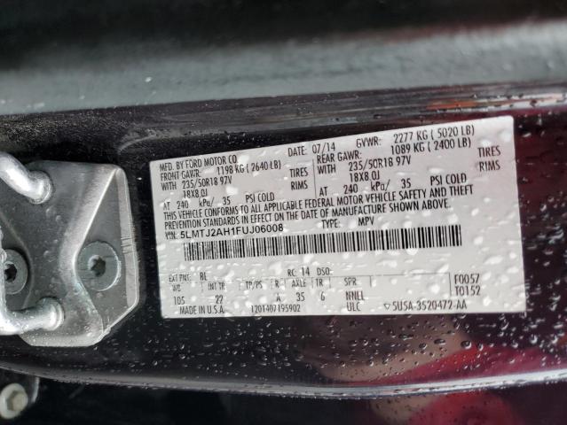 2015 LINCOLN MKC - 5LMTJ2AH1FUJ06008