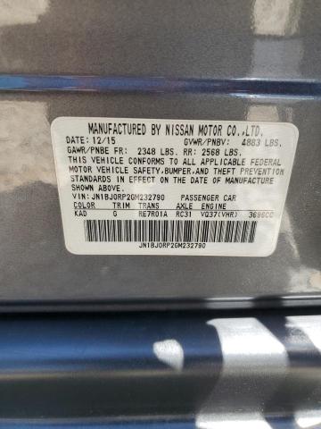 2016 INFINITI QX50 JN1BJ0RP2GM232790