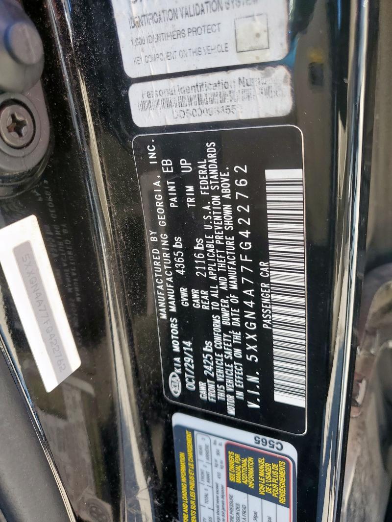 2015 KIA OPTIMA EX - 5XXGN4A77FG422762