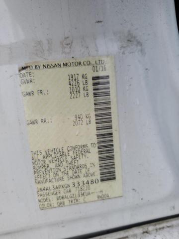 2016 NISSAN ALTIMA 2.5 - 1N4AL3APXGN333480