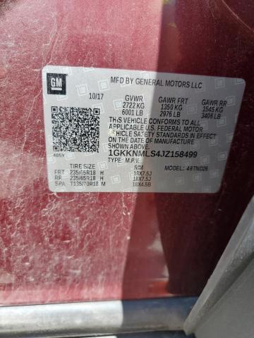 2018 GMC ACADIA SLT - 1GKKNMLS4JZ158499