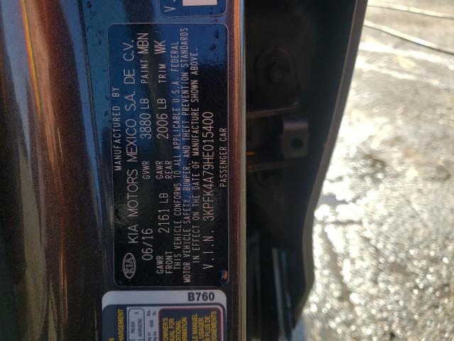 2017 KIA FORTE LX - 3KPFK4A79HE015400