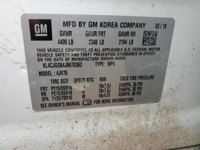 2018 BUICK ENCORE ESS KL4CJGSB4JB670362