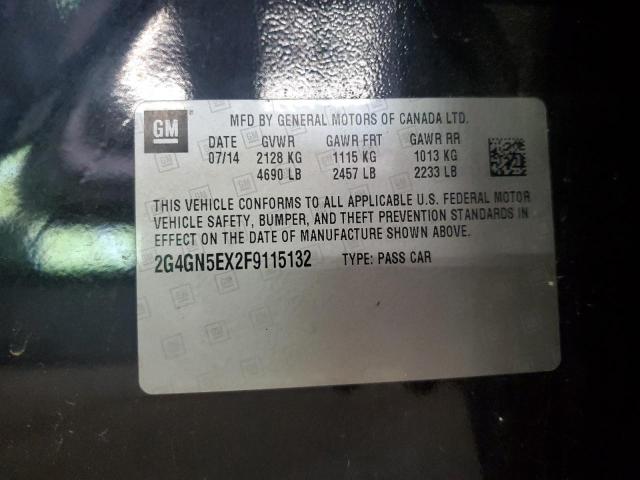 2015 BUICK REGAL PREM 2G4GN5EX2F9115132